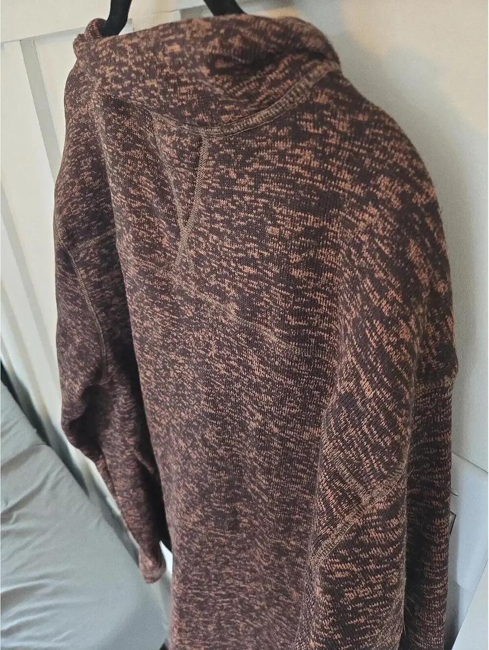 Weatherproof Vintage Men's XL Marled Henley Pullover Sweater